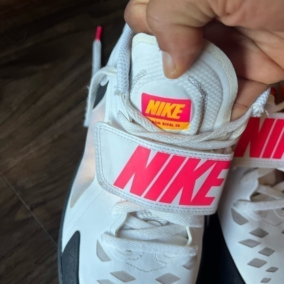 Nike Zoom Rival SD 2 “White Hyper Pink Orange” Men’s Size 12 Throwing Shoes - Picture 9 of 13